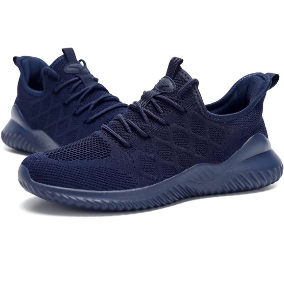 Other - Men’s Navy Knit Athletic Sneakers NEW!!